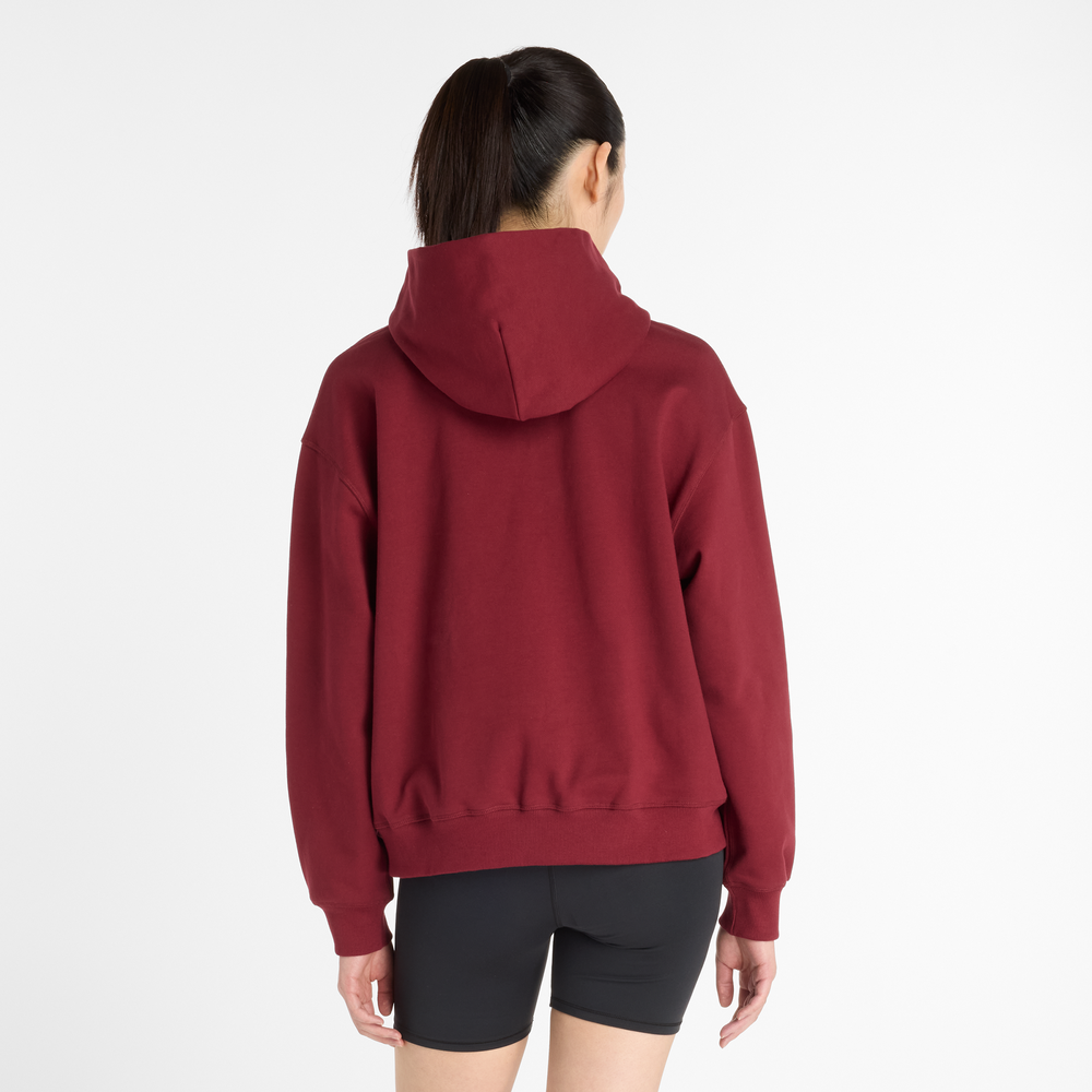 Bluza damska New Balance WT51501MHB – bordowa