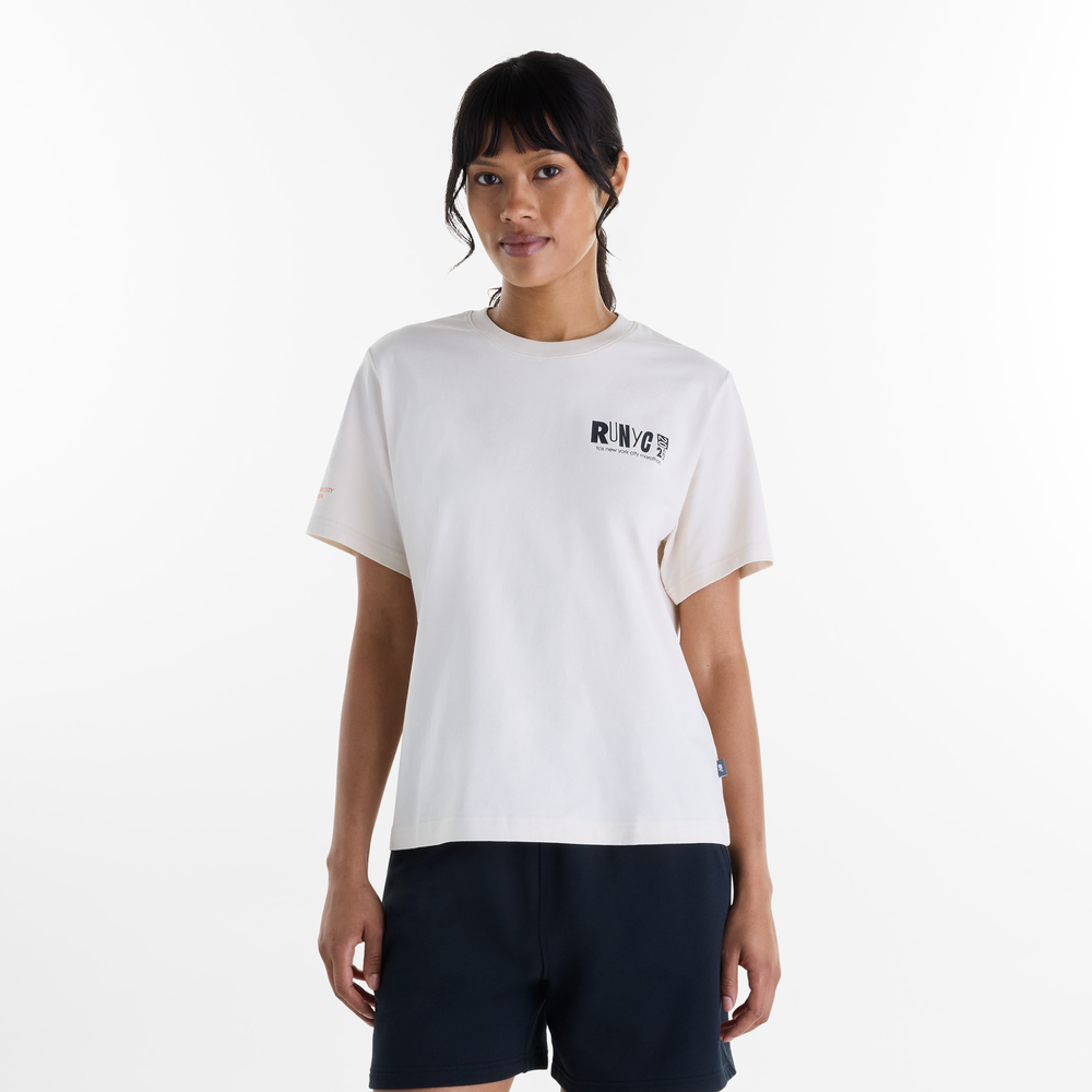 Koszulka damska New Balance WT62F86OLIN – biała
