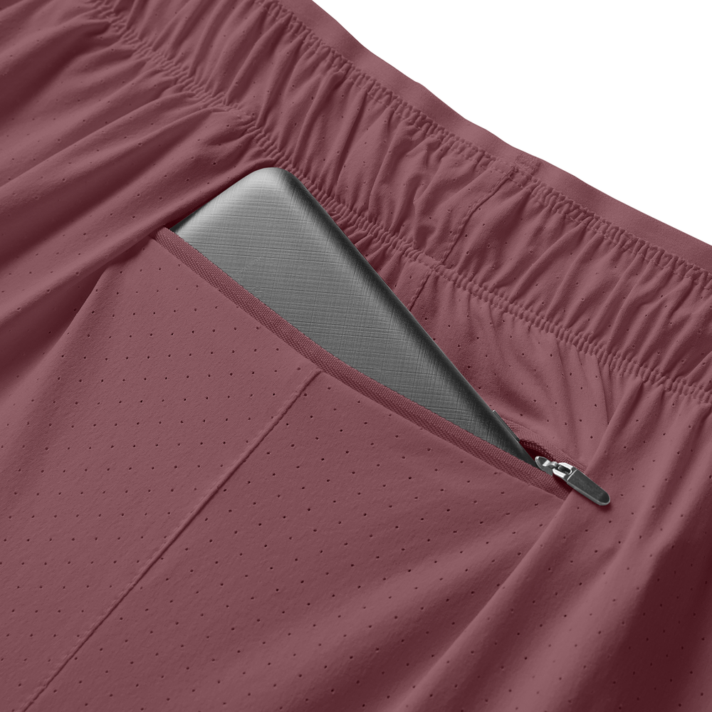 Spodenki męskie New Balance MS41286LIE – bordowe