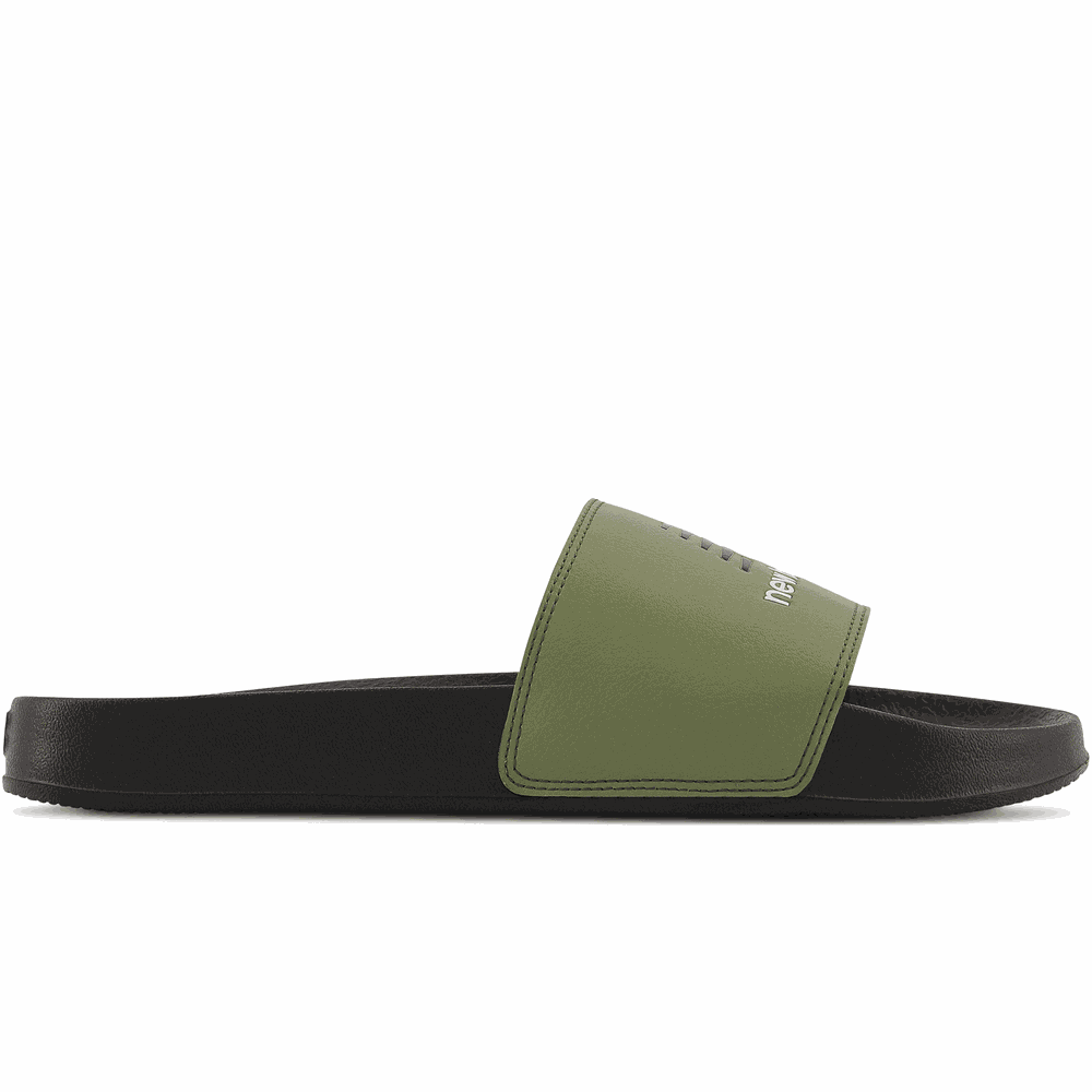 Klapki New Balance SUF50TC1 – czarno–zielone