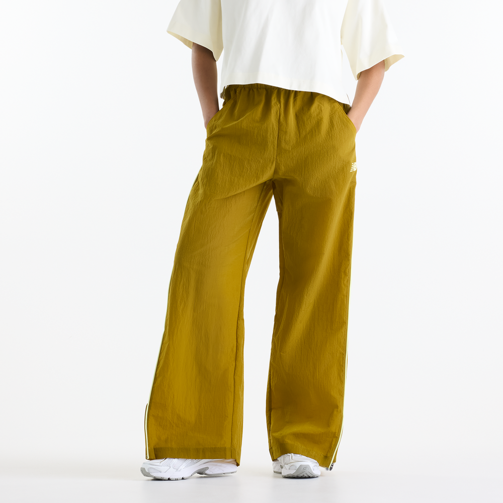 Spodnie damskie New Balance WB61Z1E6BIL – żółte