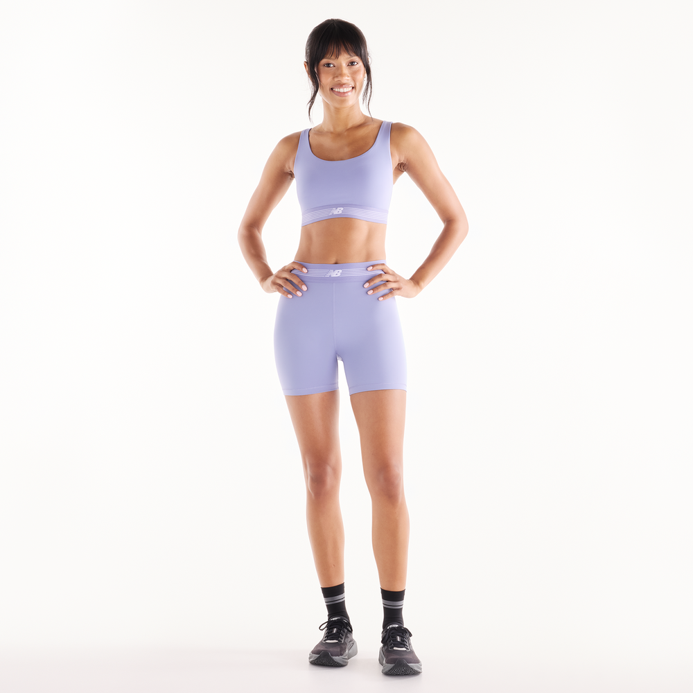 Kolarki damskie New Balance AC – fioletowe