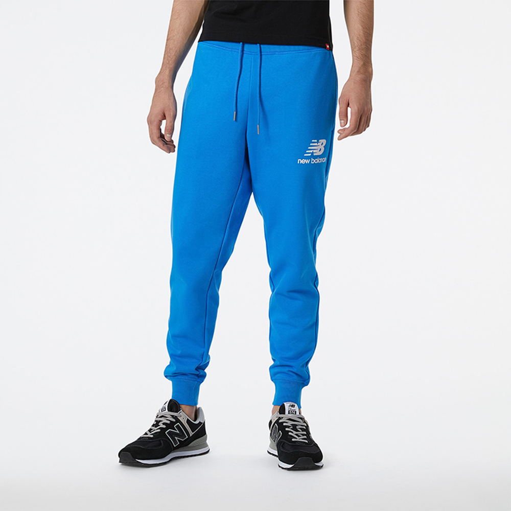 Spodnie New Balance MP03558SBU – niebieskie