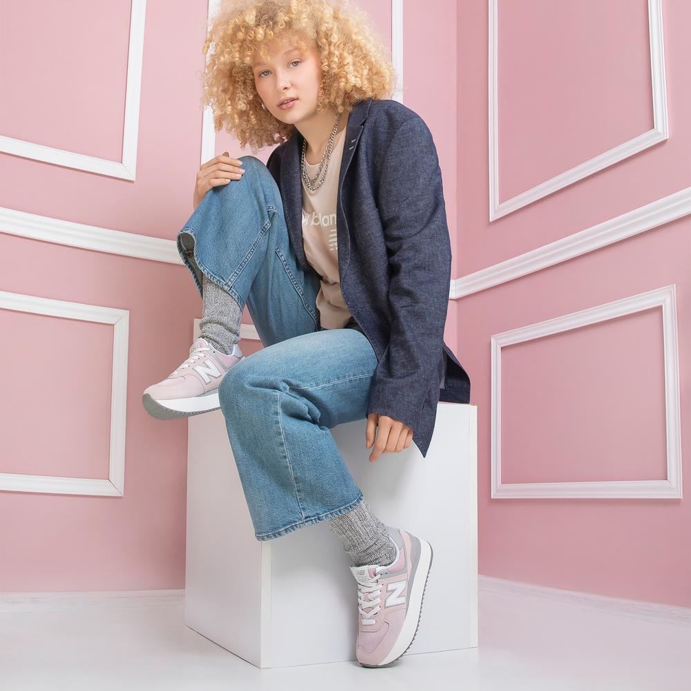 Buty damska New Balance WL574ZSE – różowe