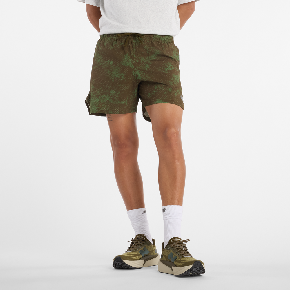 Spodenki męskie New Balance MS43285WDL – zielone