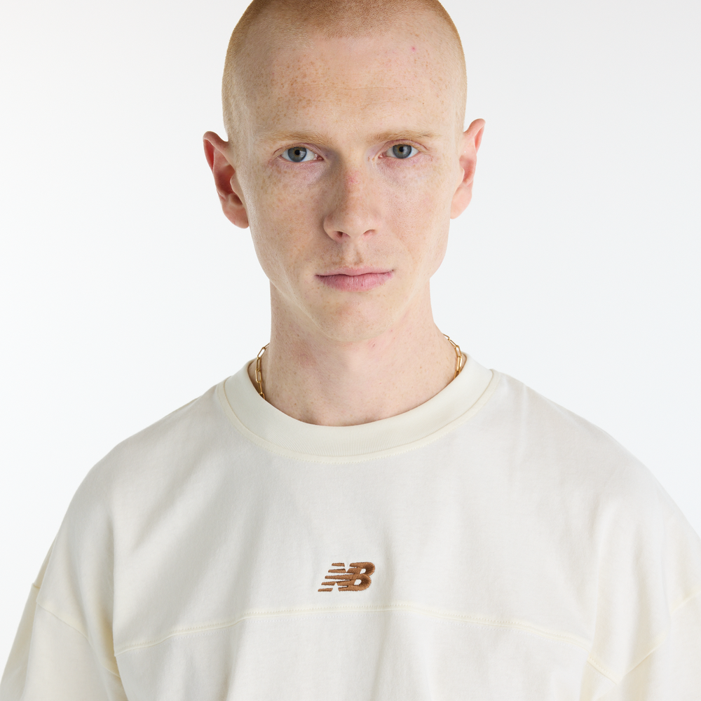 Koszulka męska New Balance Sport Legacy – beżowa