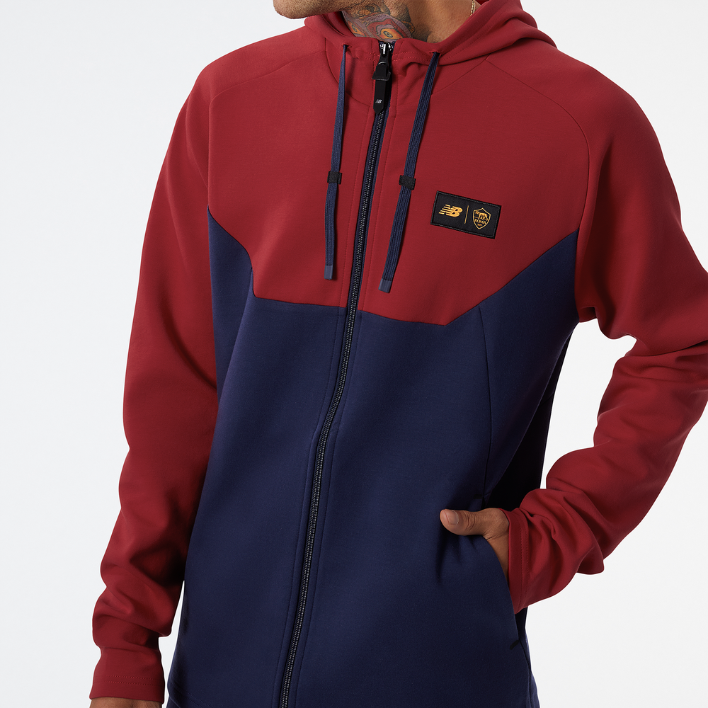 Bluza New Balance MT231235RDP – granatowo–czerwona