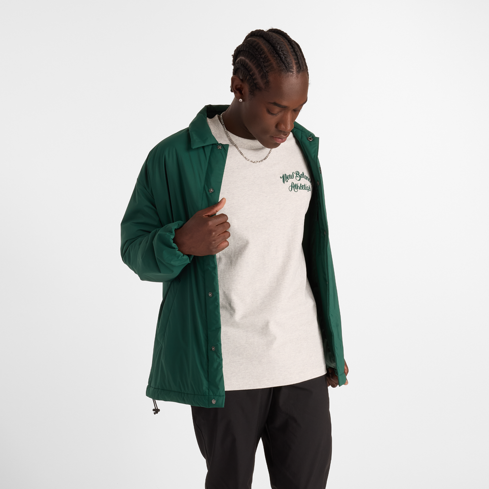 Koszulka męska New Balance MT43556AHH – beżowa