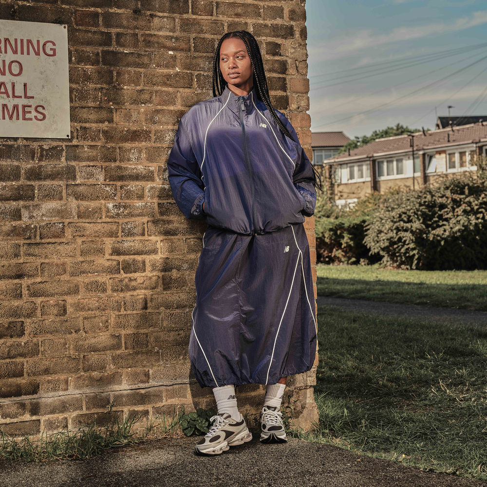 Spódnica damska New Balance WB61D2OPNNY – granatowa