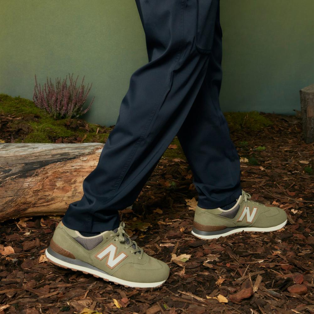 Buty męskie New Balance ML574SOJ – zielone