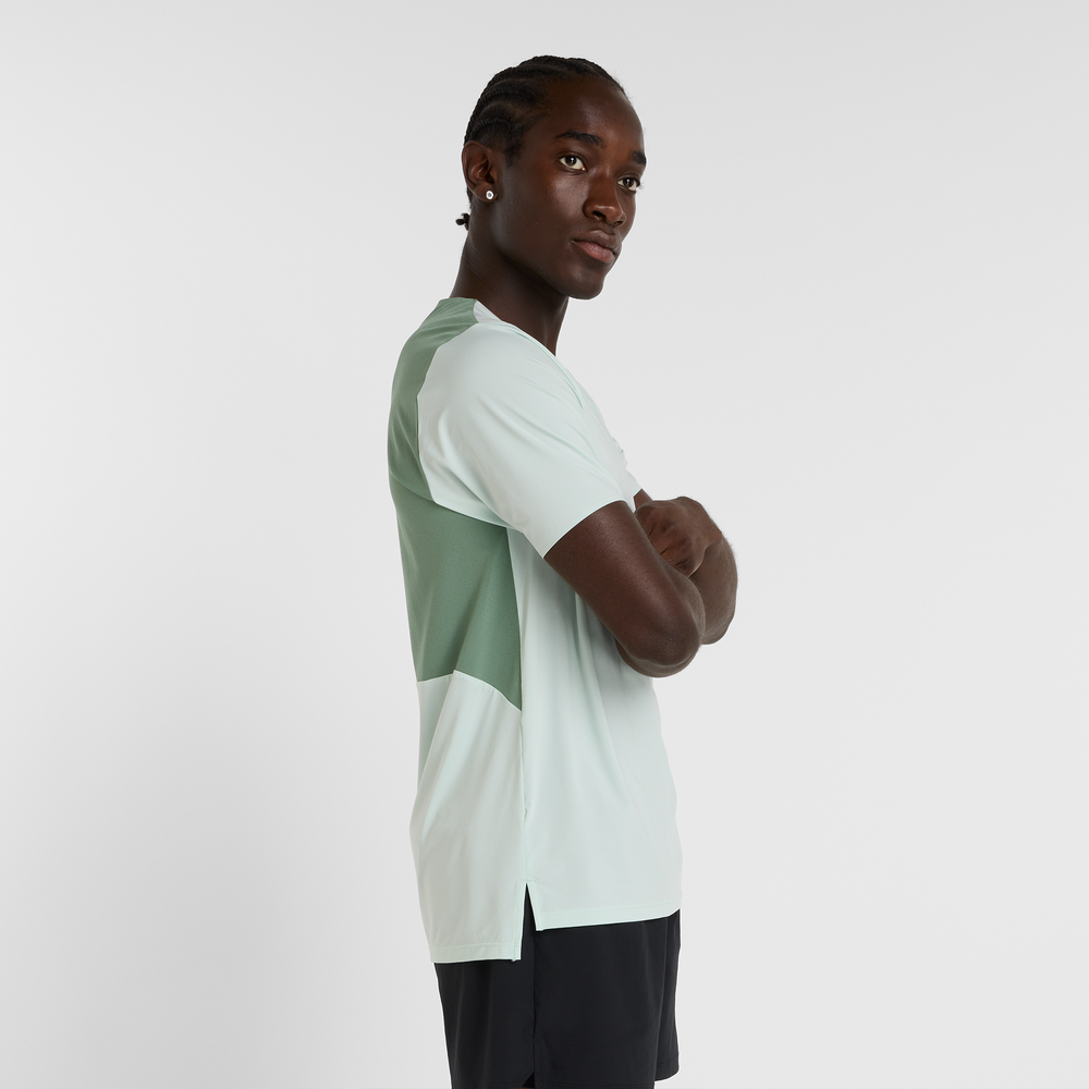 Koszulka męska New Balance MT43213CYS – zielona