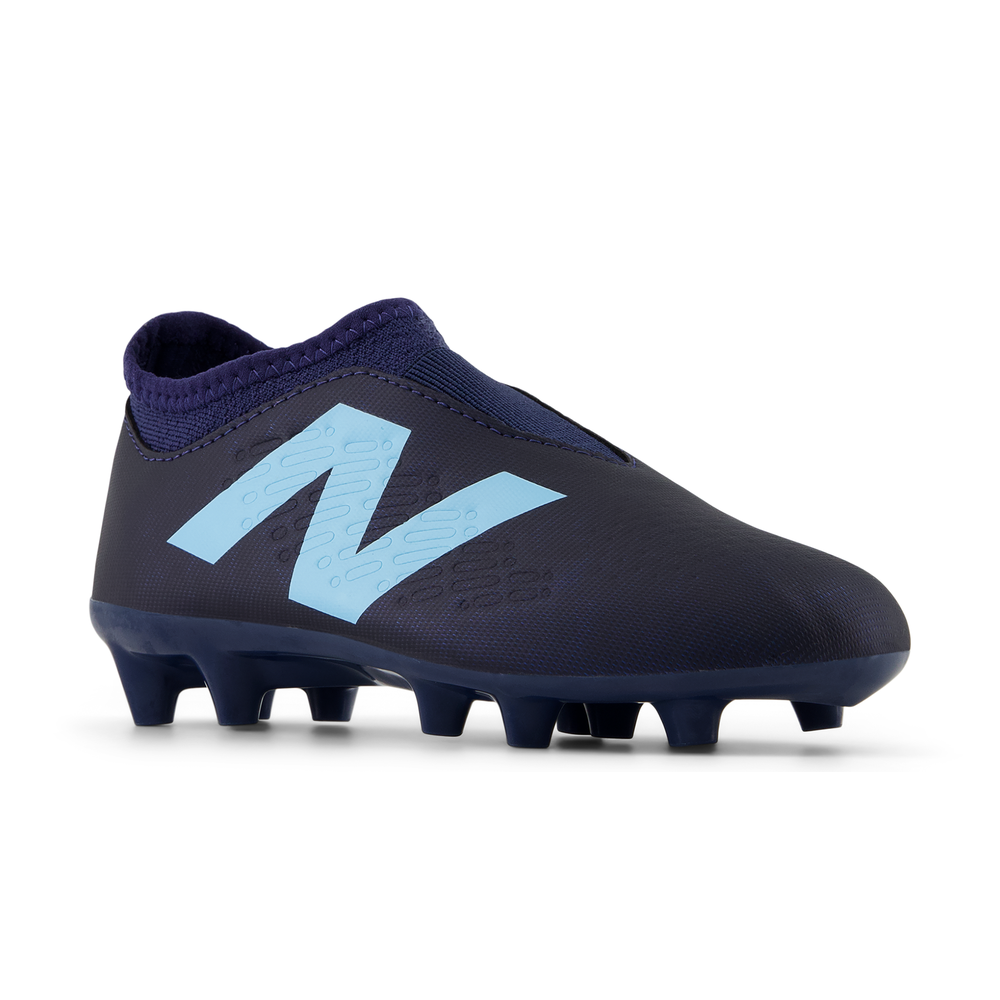 Korki dziecięce New Balance TEKELA V4+ MAGIQUEJNR FG SJT3FN45 – granatowe