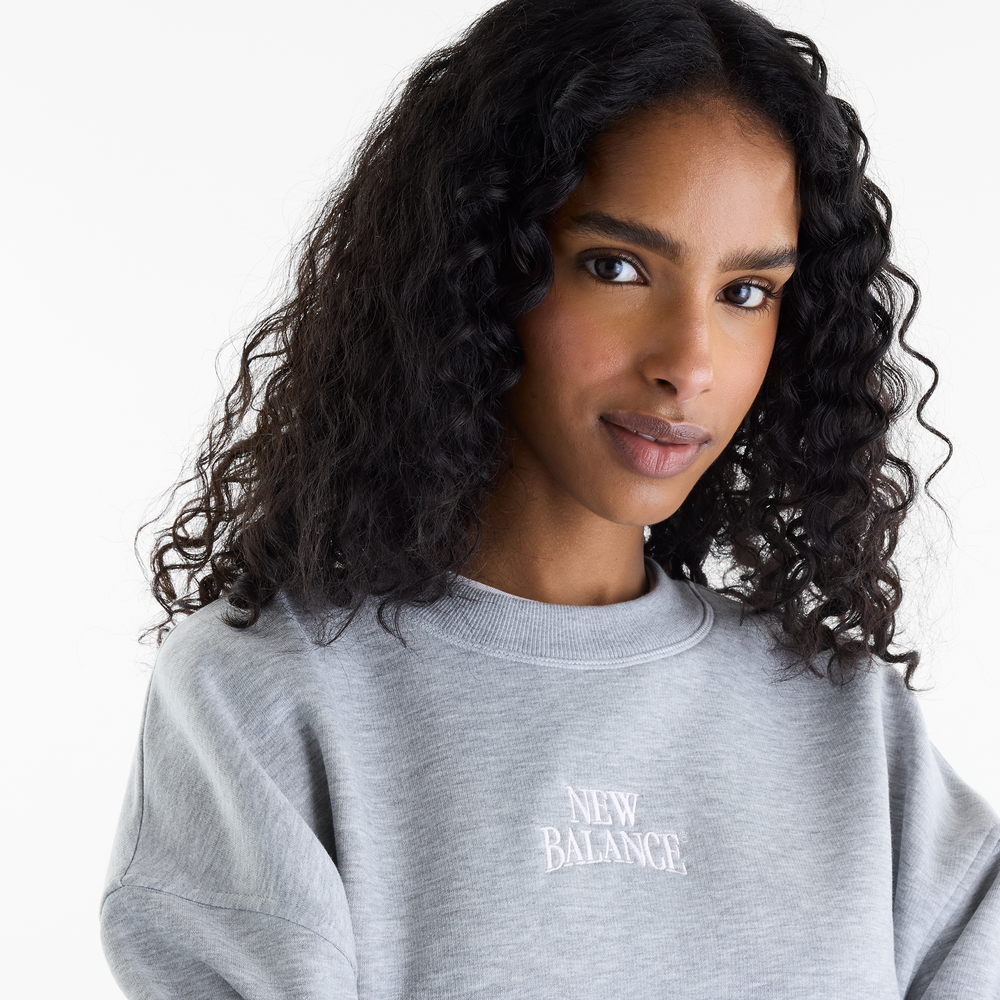 Bluza damska New Balance Sport Linear Graphic – szara