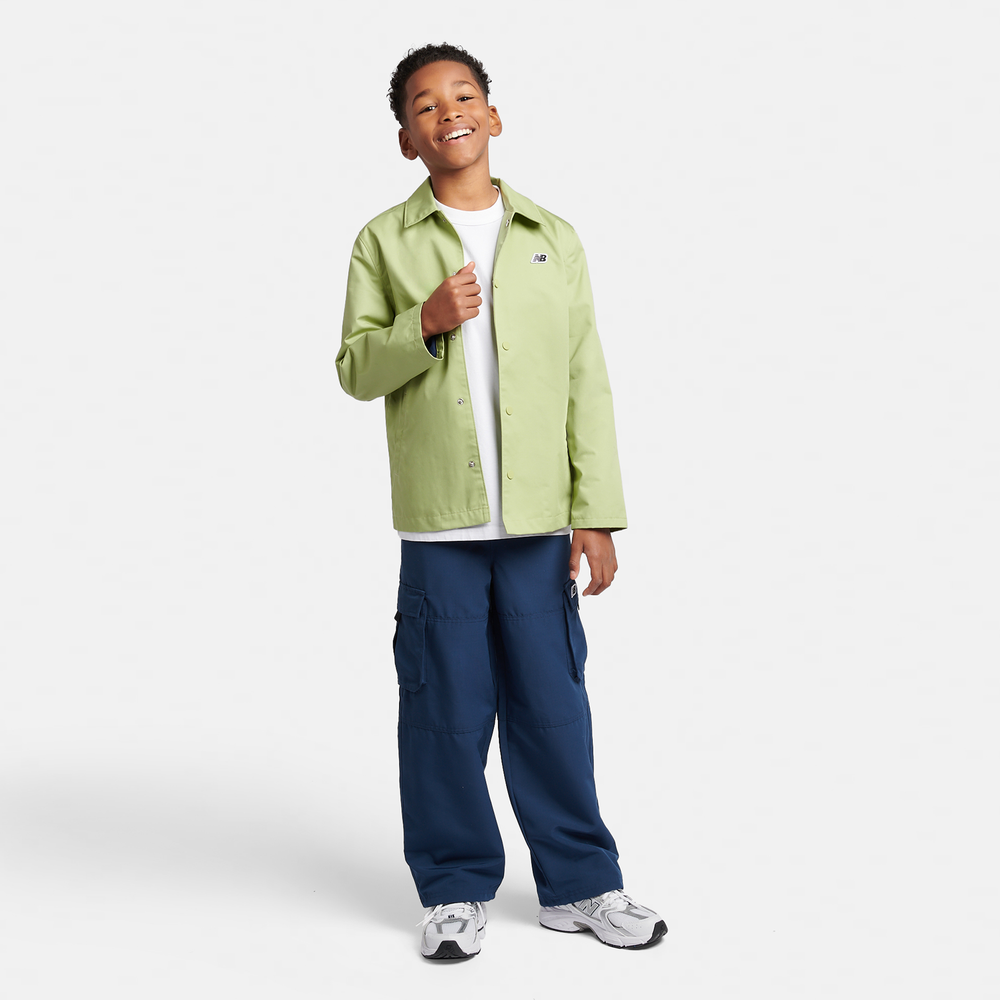 Kurtka dziecięca New Balance LAKB0140EEN – zielona