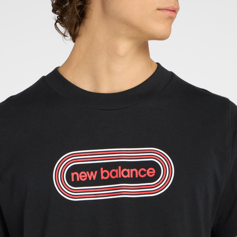 Koszulka męska New Balance MT61C48BBK – czarna