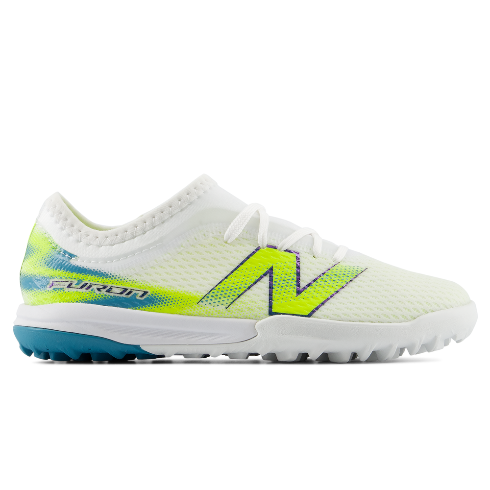 Turfy dziecięce New Balance FURON TEAM JNR TF V9 YF3T69A – białe