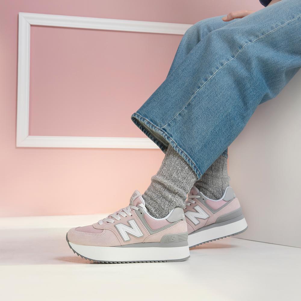 Buty damska New Balance WL574ZSE – różowe