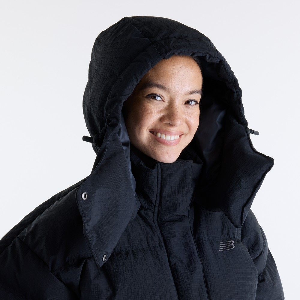 Kurtka damska New Balance Premium Puffer – czarna
