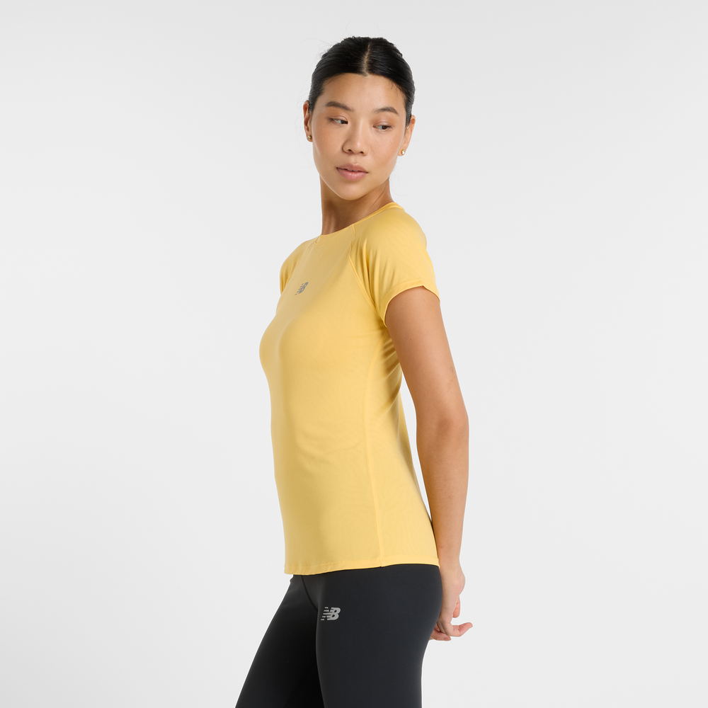 Koszulka damska New Balance WT51223CEE – żółta