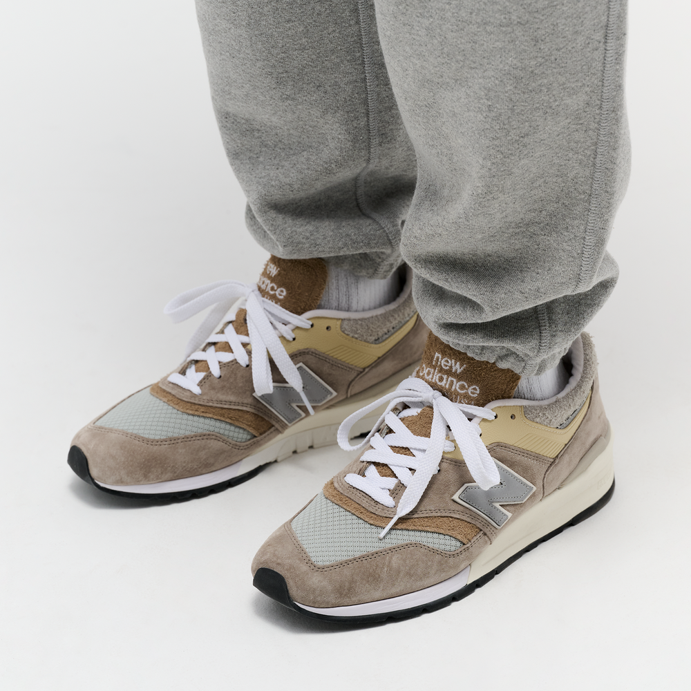 Spodnie męskie New Balance MADE in USA MP43547AG – szare