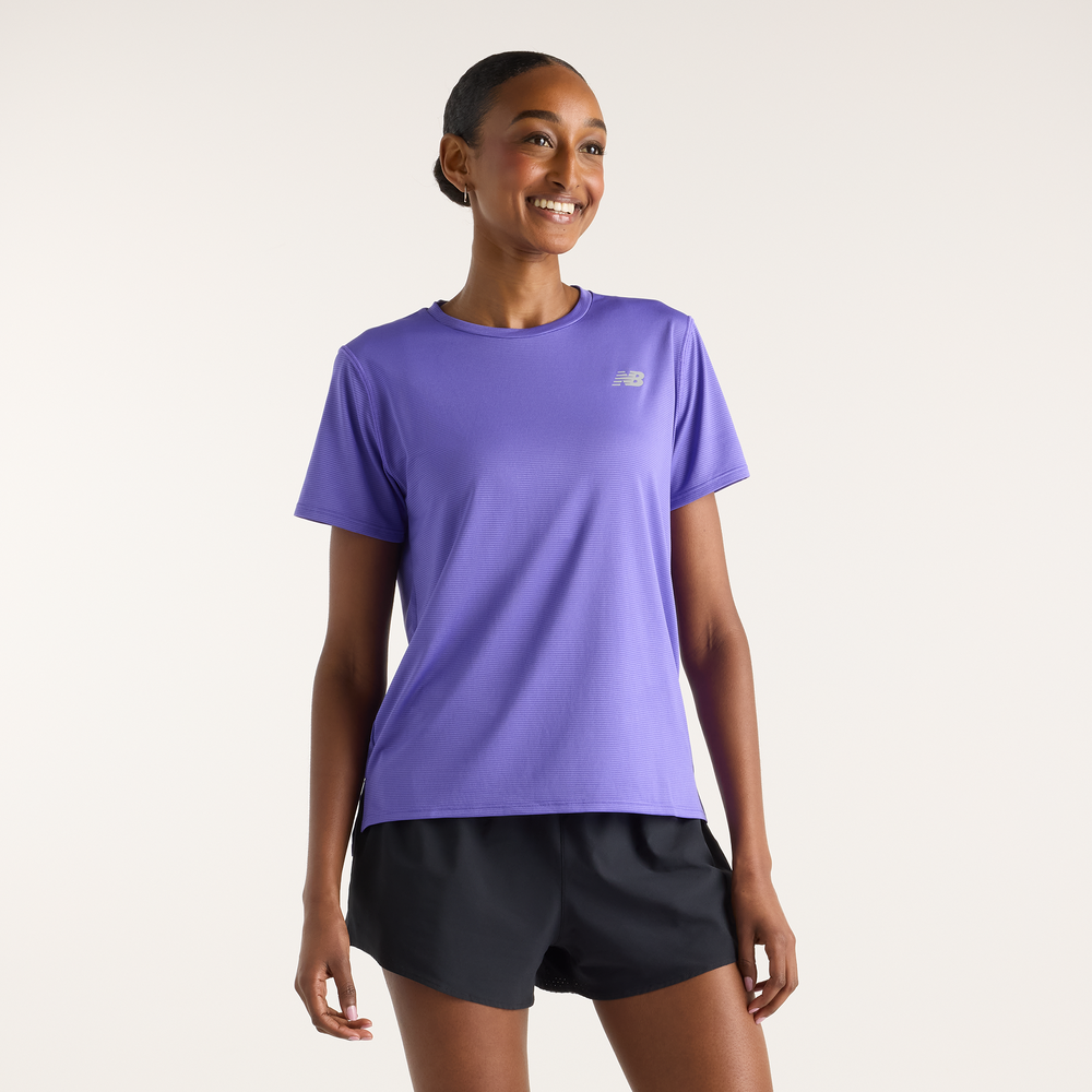 Koszulka damska New Balance WT41222EPU – fioletowa