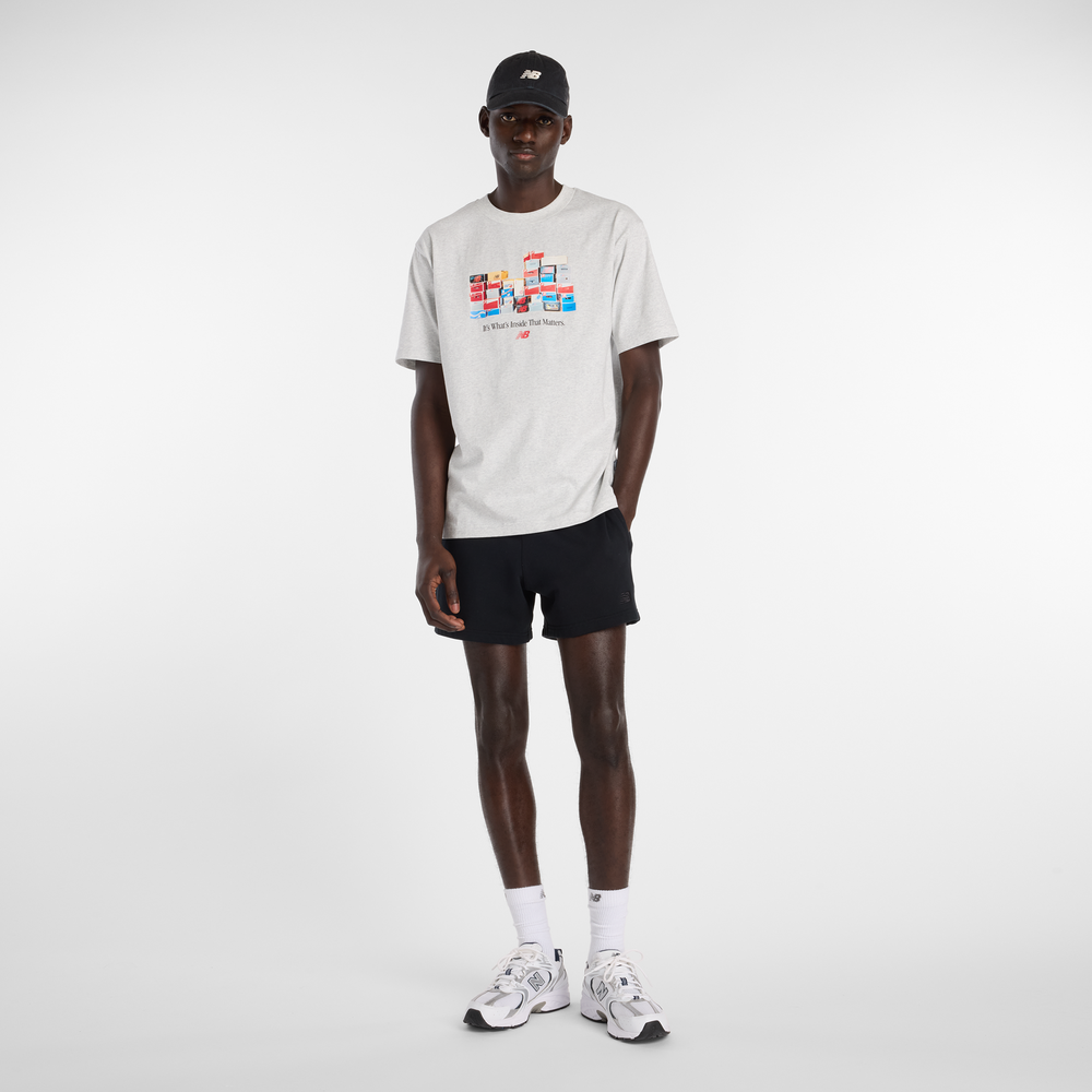 Koszulka męska New Balance MT61H0DXAHH – szara