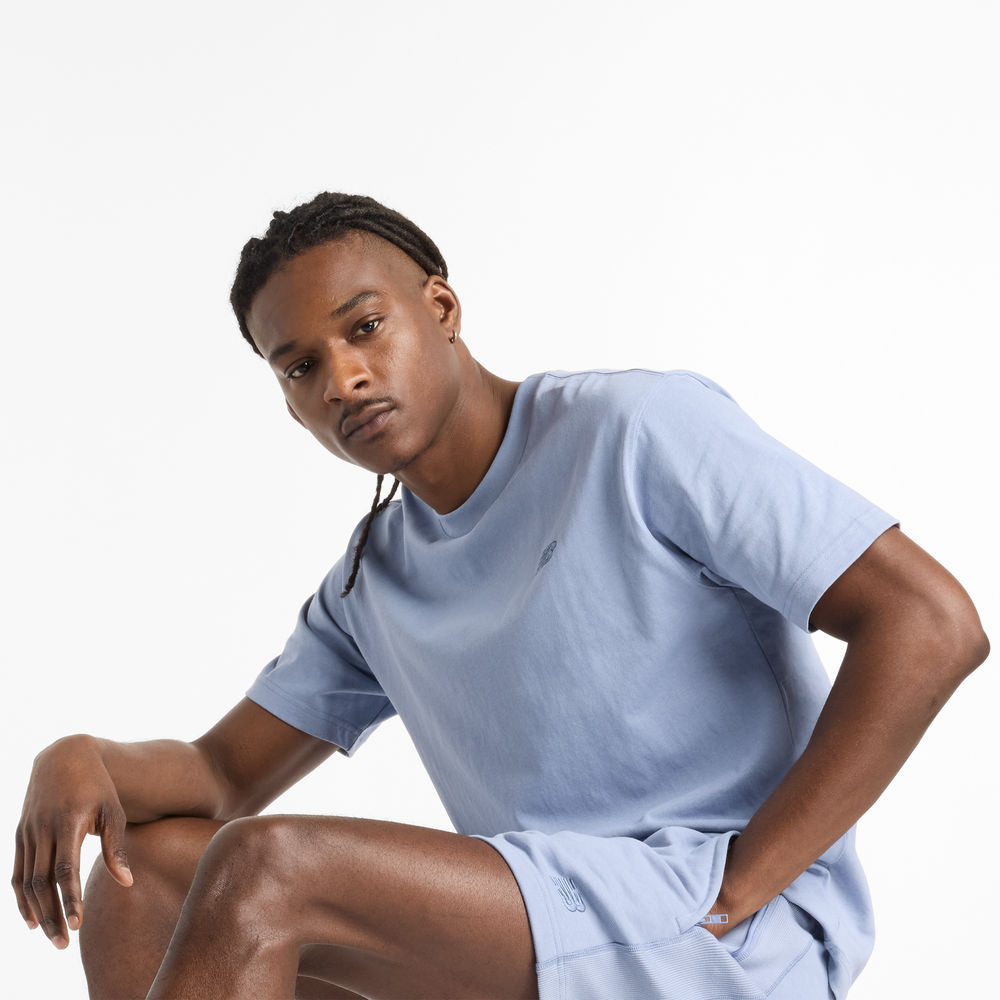 Koszulka męska New Balance MT41533DUS – niebieska