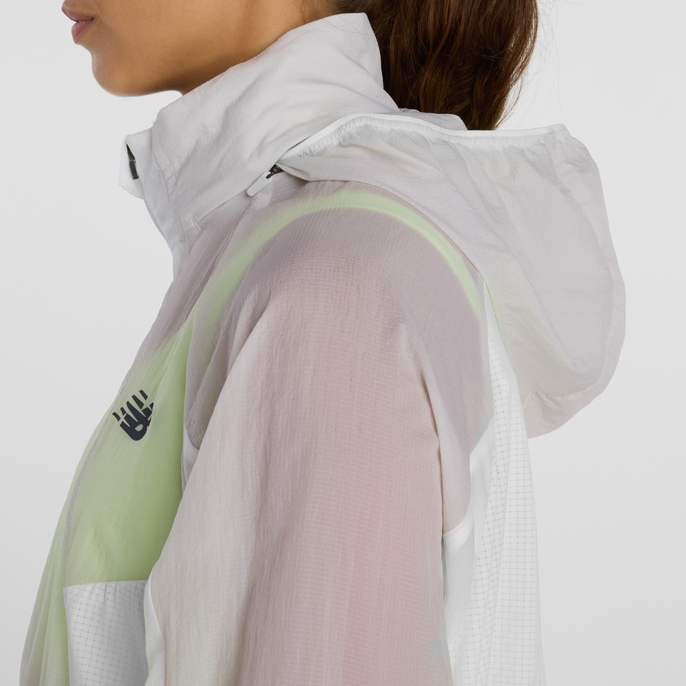 Kurtka damska New Balance WJ61J326GYM – szara