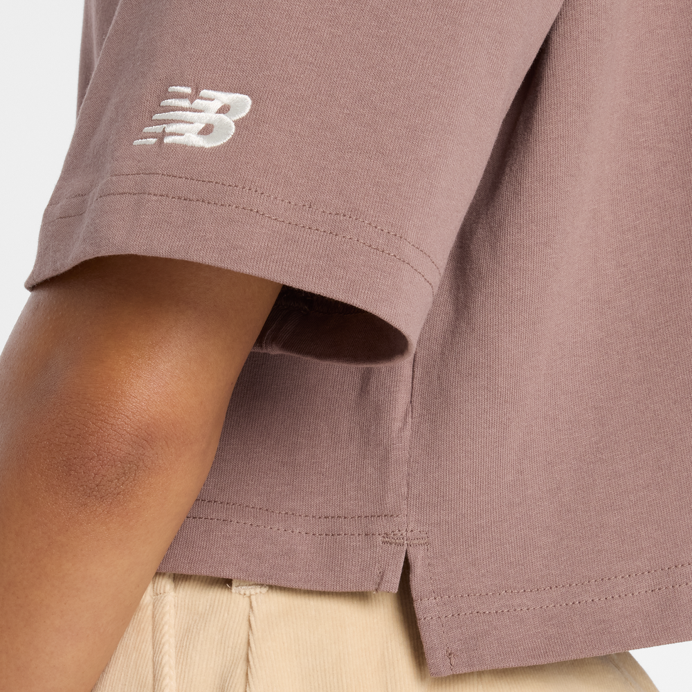 Koszulka damska New Balance WT53904EAS – brązowa