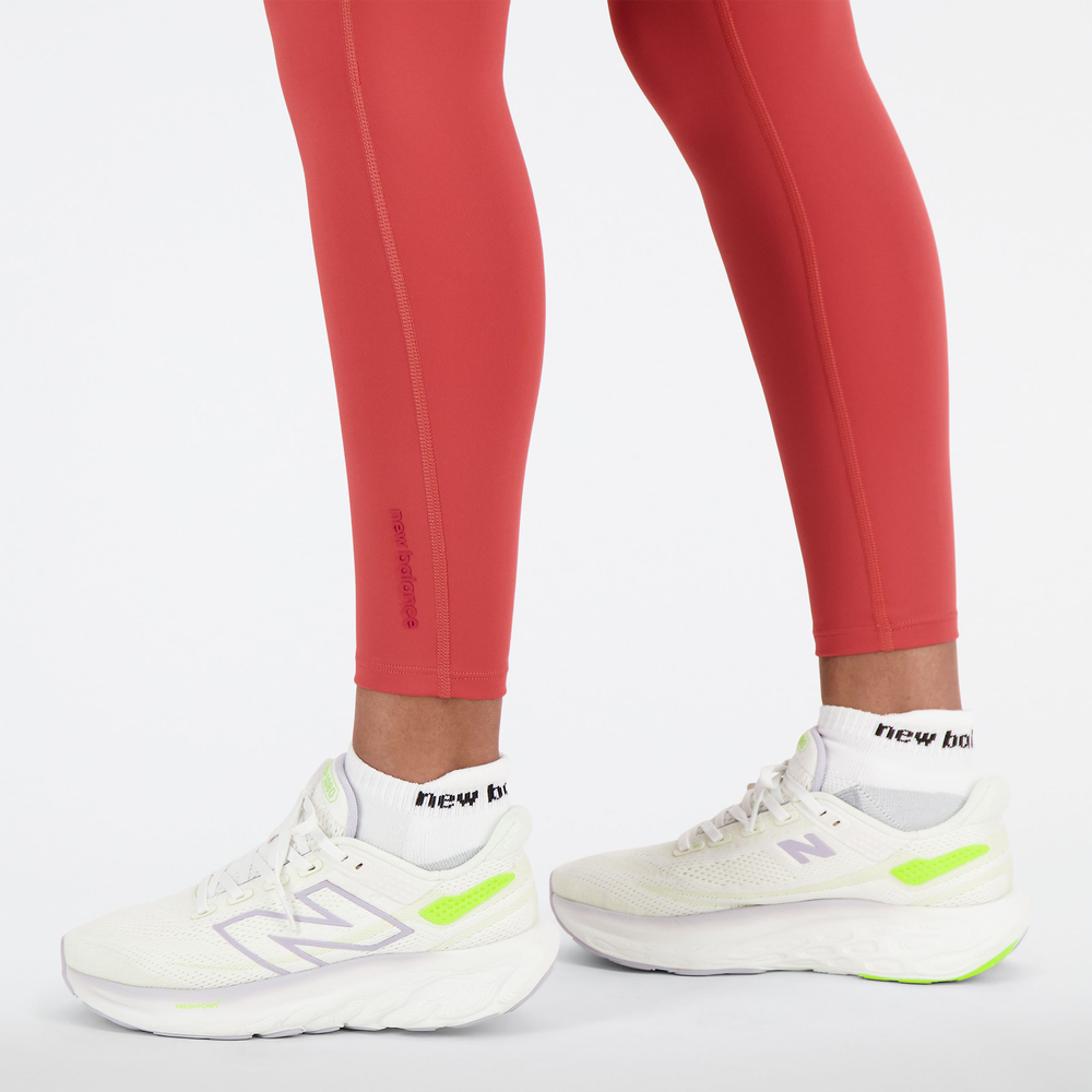 Legginsy damskie New Balance WP21112ASU – czerwone