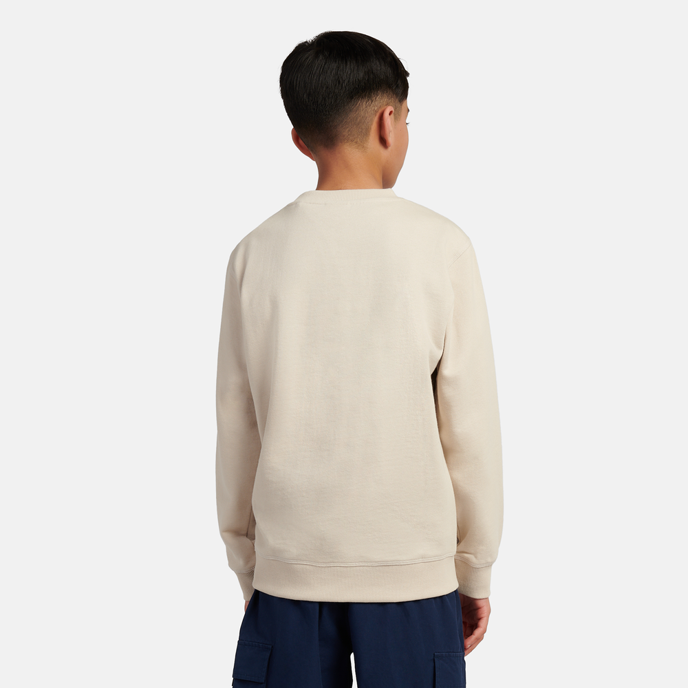 Bluza dziecięca New Balance LAKB0055TWF – beżowa