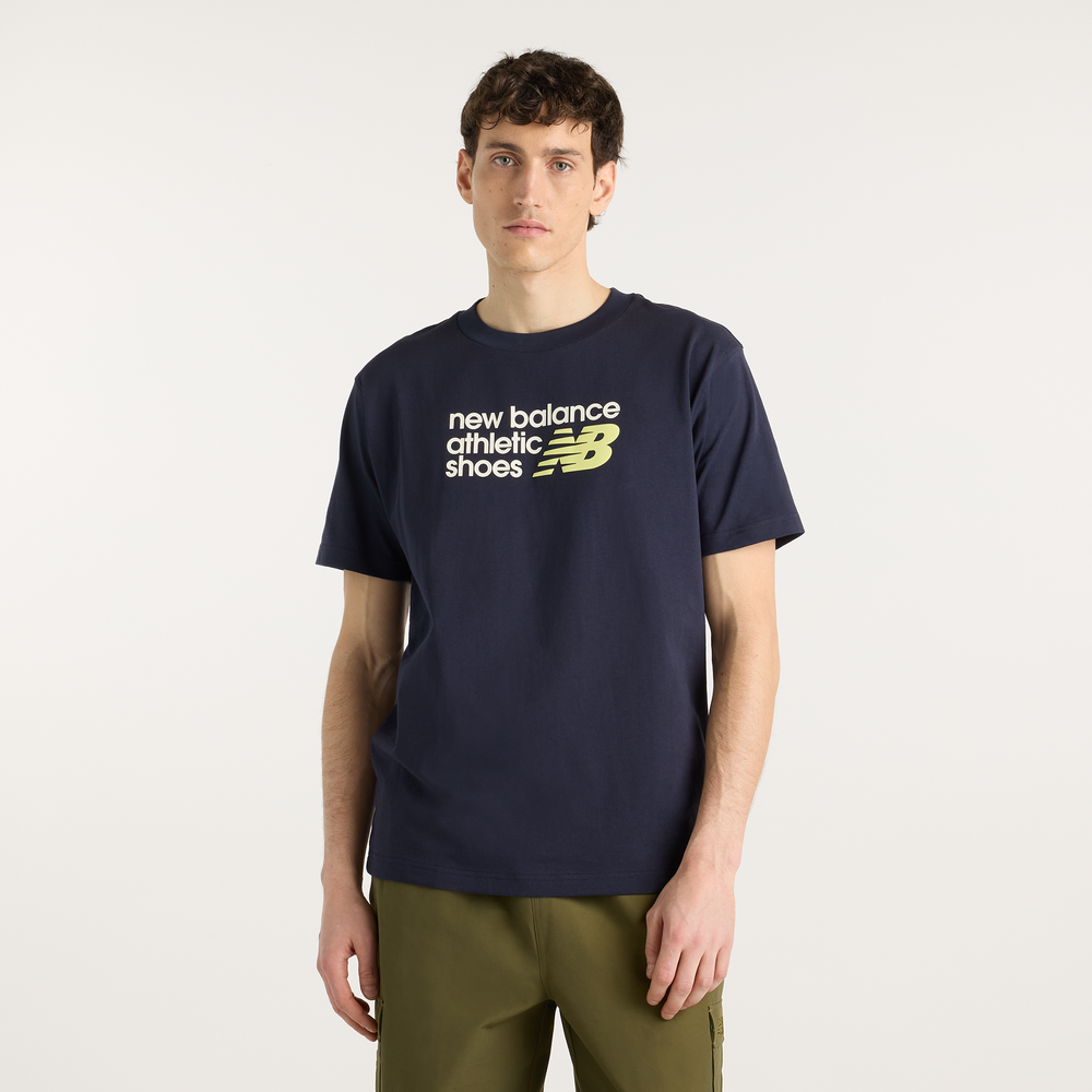 Koszulka męska New Balance MT51900DNT – granatowa