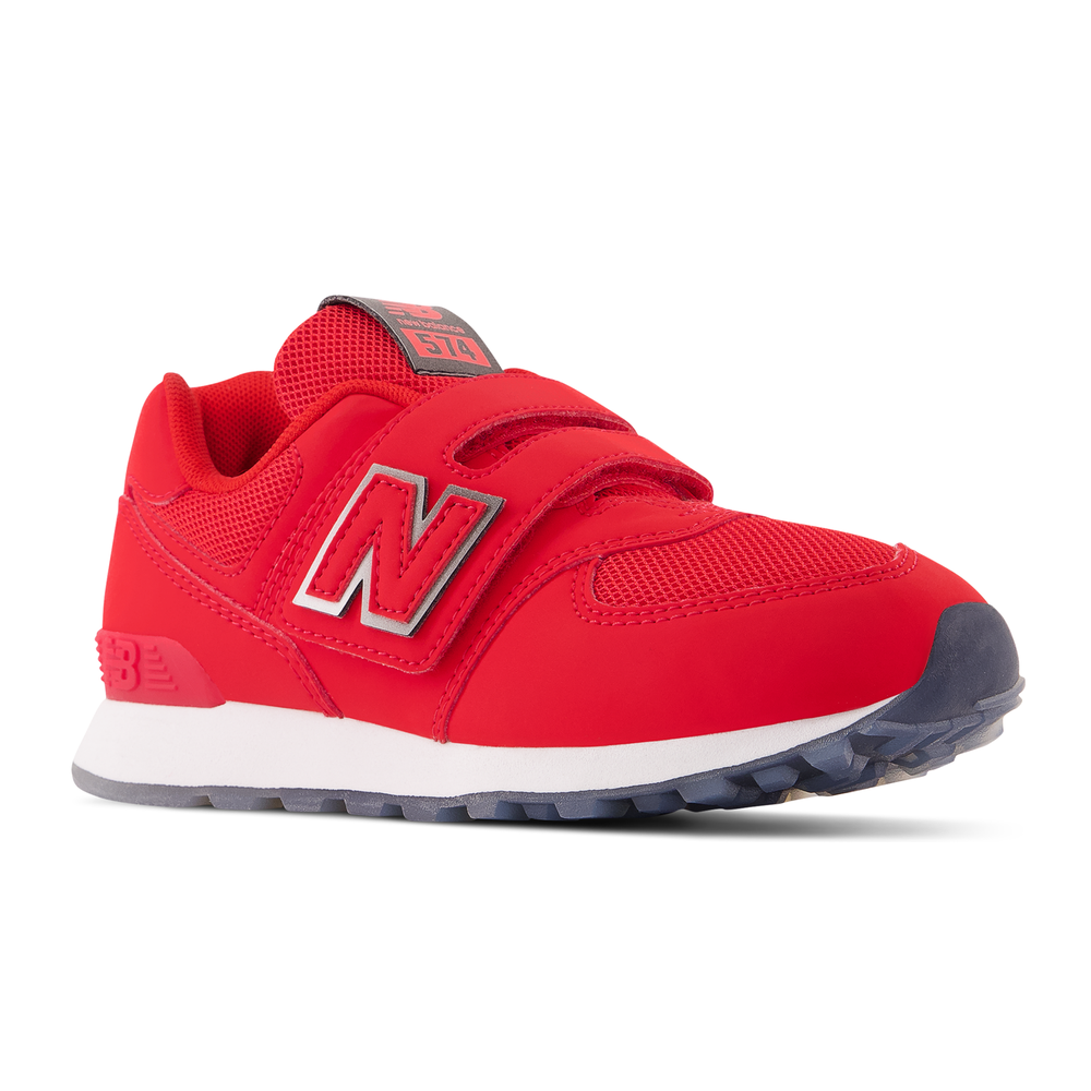 Buty dziecięce New Balance PV574IR1 – czerwone