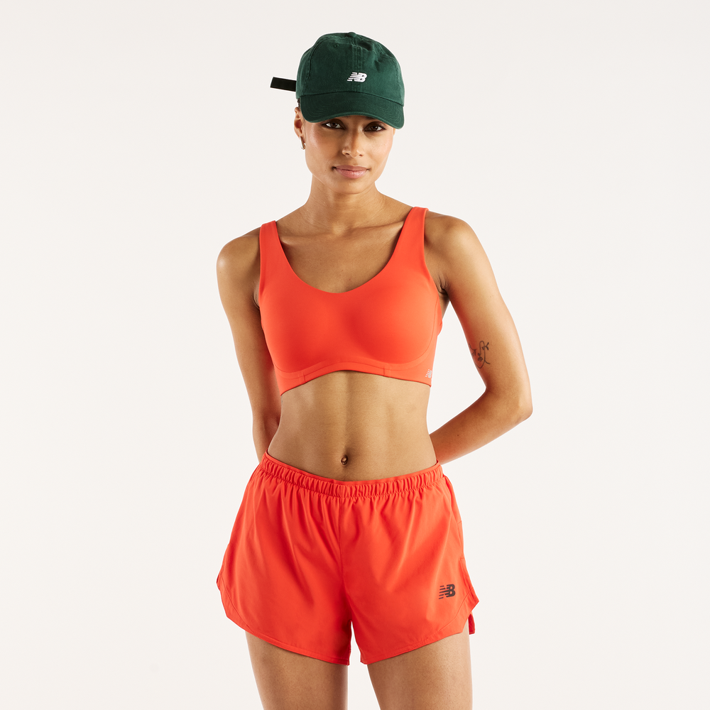 Biustonosz do biegania New Balance WB51052NEF – pomarańczowy