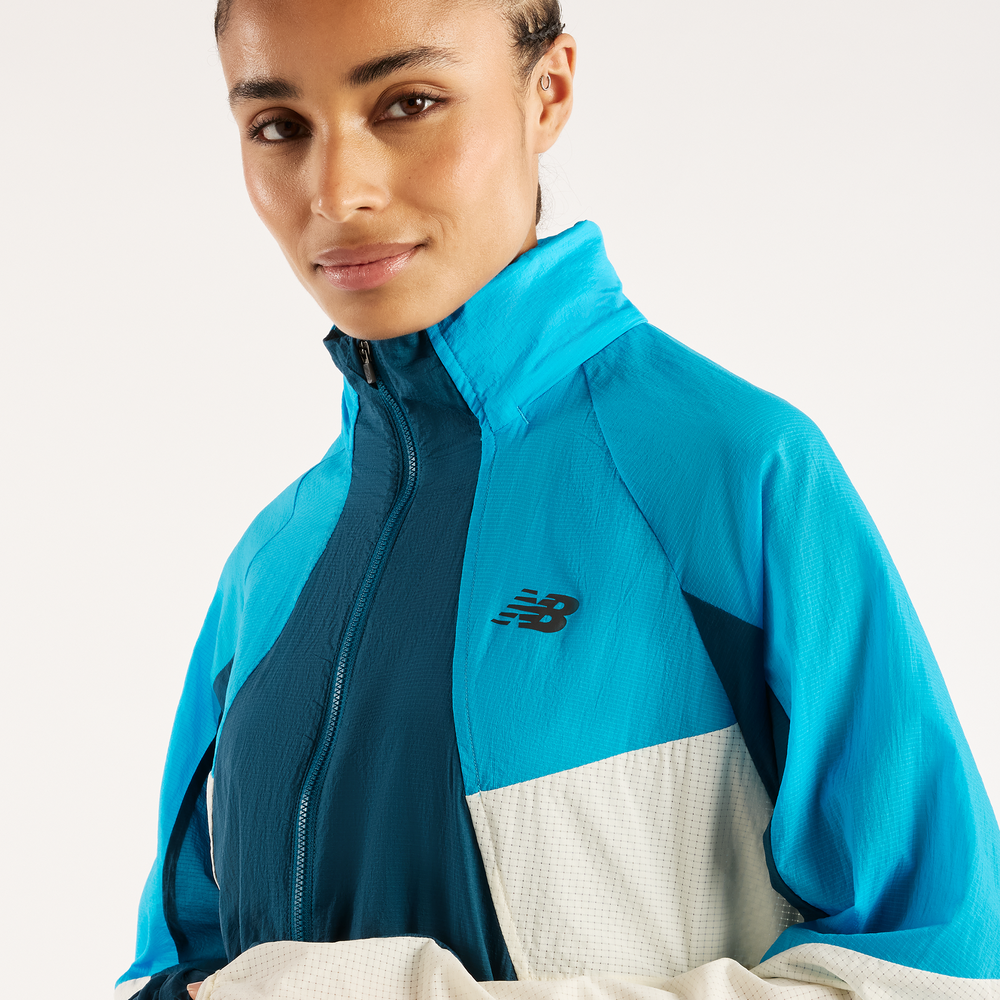 Kurtka damska New Balance RC – niebieska