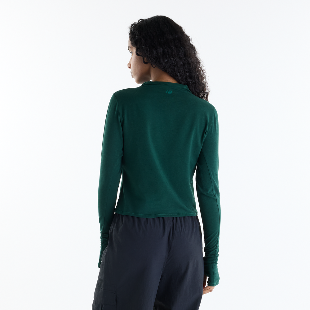 Koszulka damska New Balance Athletics Crafted – zielona