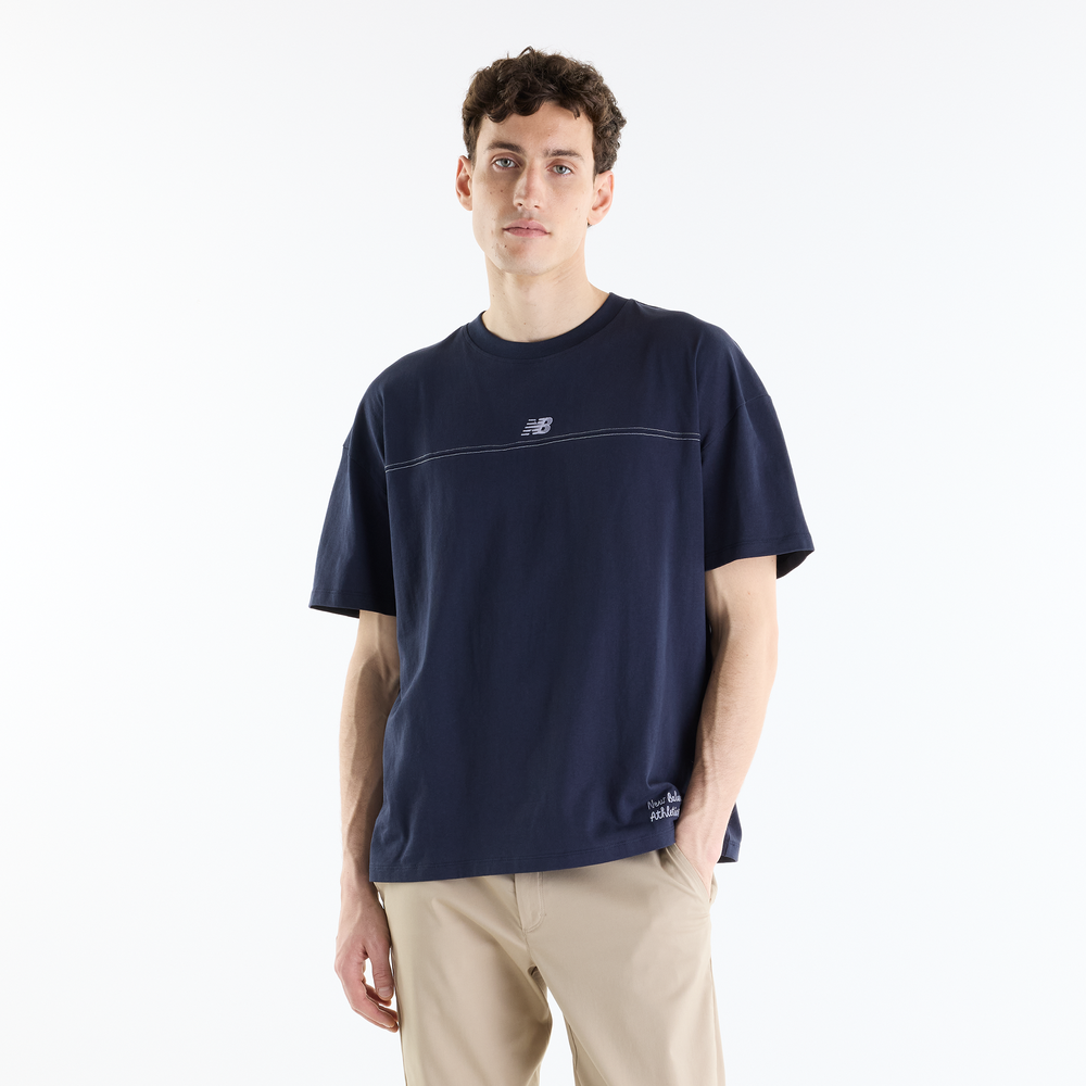Koszulka męska New Balance MT62L4FVDNT – granatowa