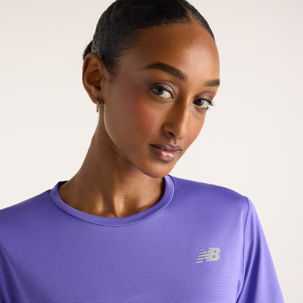 Koszulka damska New Balance WT41222EPU – fioletowa