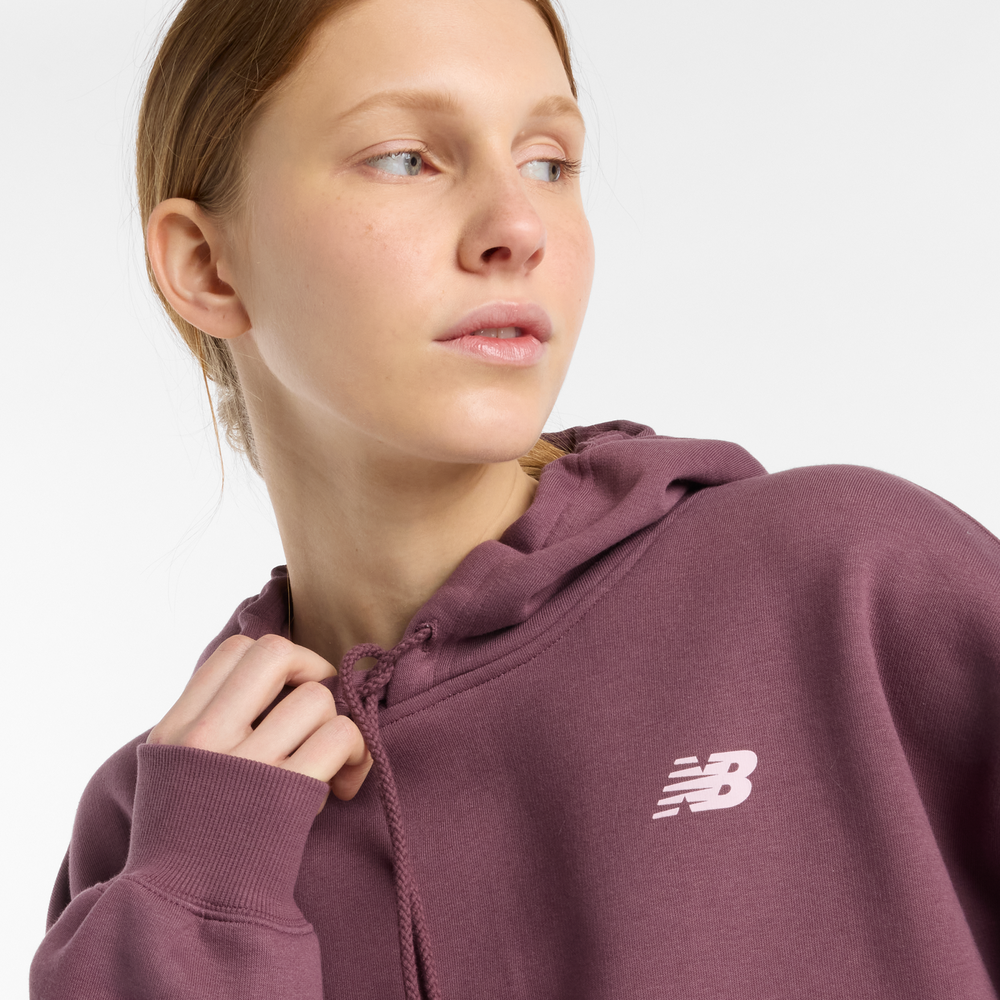 Bluza damska New Balance WT51947FDP – bordowa