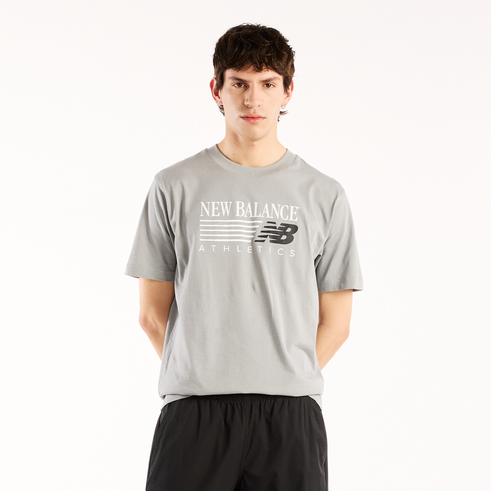 Koszulka męska New Balance MT62U0E0YST – szara