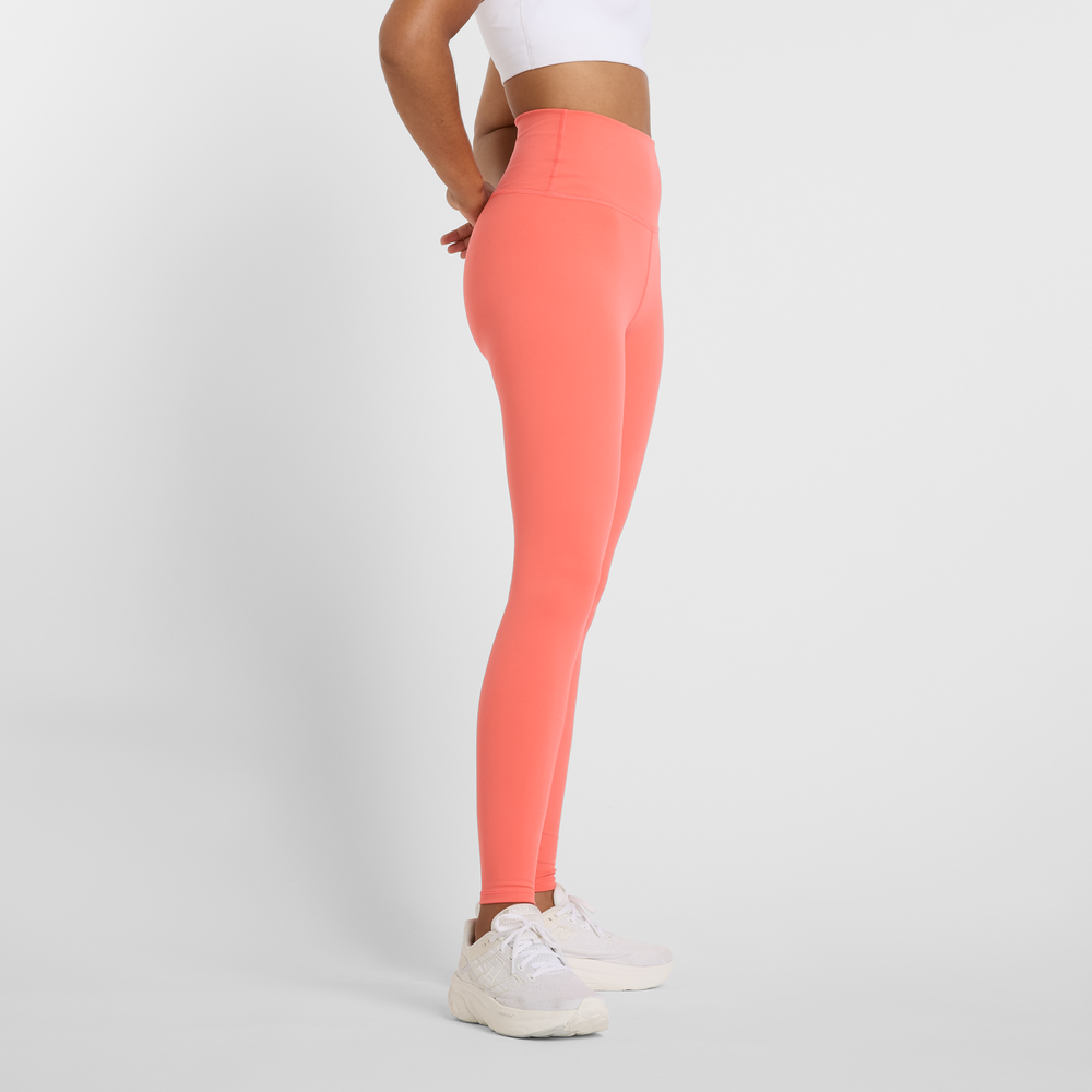 Legginsy damskie New Balance WP51126DTR – pomarańczowe