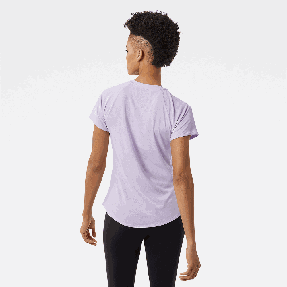 Koszulka damska New Balance WT23281CYI – fioletowa