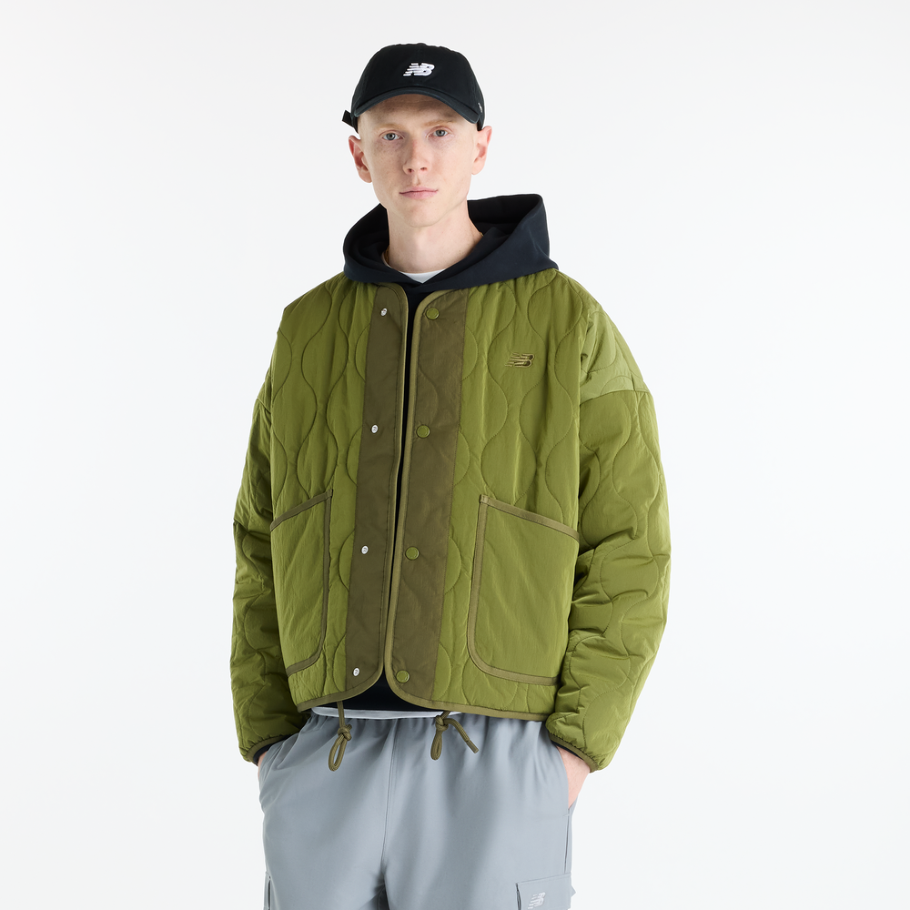 Kurtka męska New Balance MJ62M2DHGEE – zielona