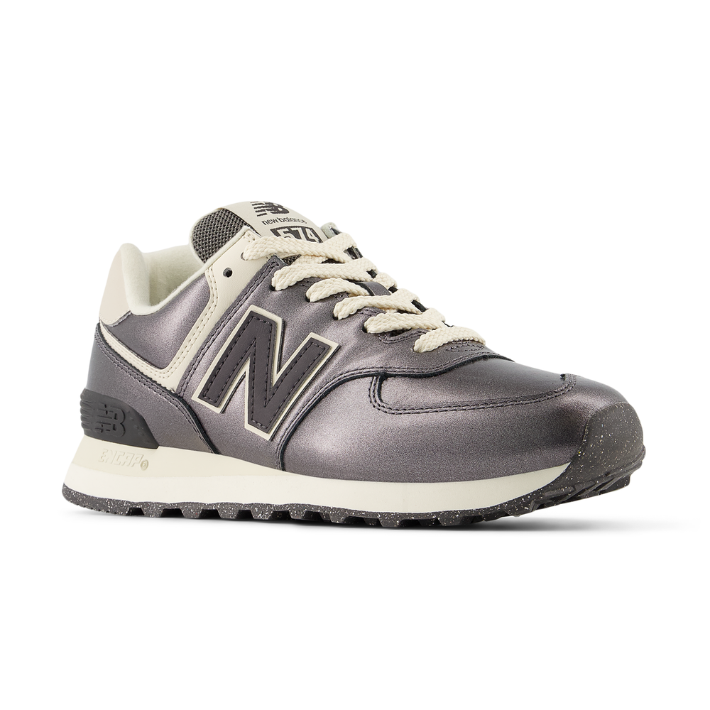 Buty damskie New Balance WL574MGS – srebrne