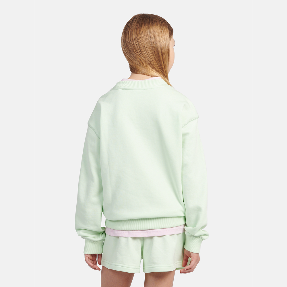 Bluza dziecięca New Balance LAKG0055MEW – miętowa