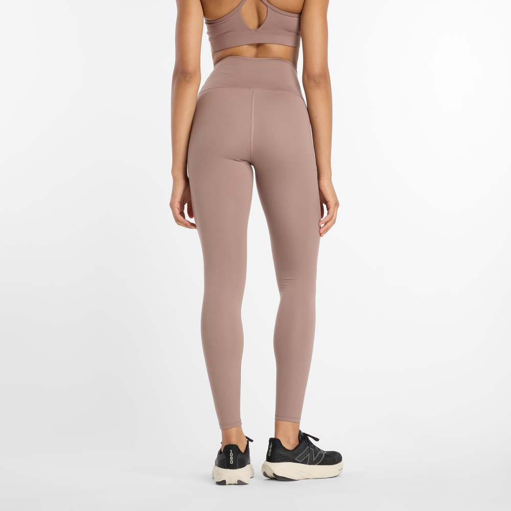 Legginsy damskie New Balance WP51126EAS – beżowe