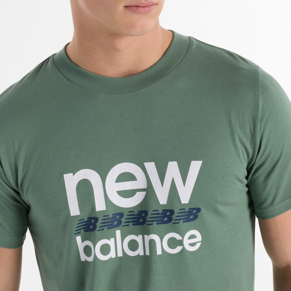 Koszulka męska New Balance MT51940DKJ – zielona