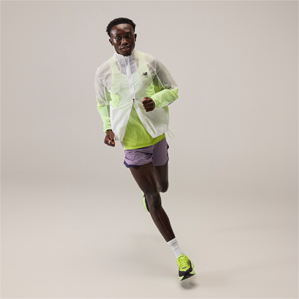 Spodenki męskie New Balance MB6180TAAA5 – fioletowe