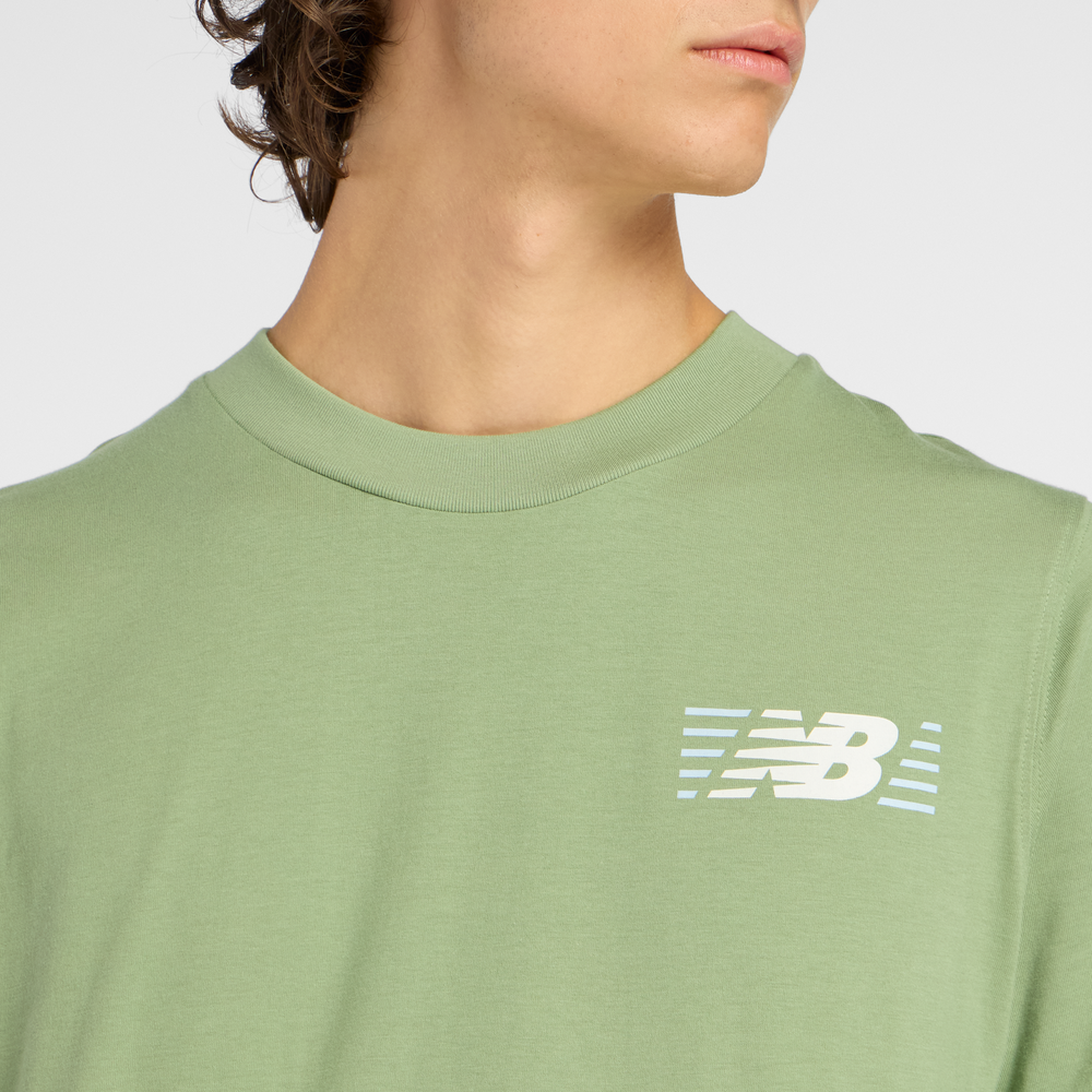 Koszulka męska New Balance MT6179UMAAR – zielona