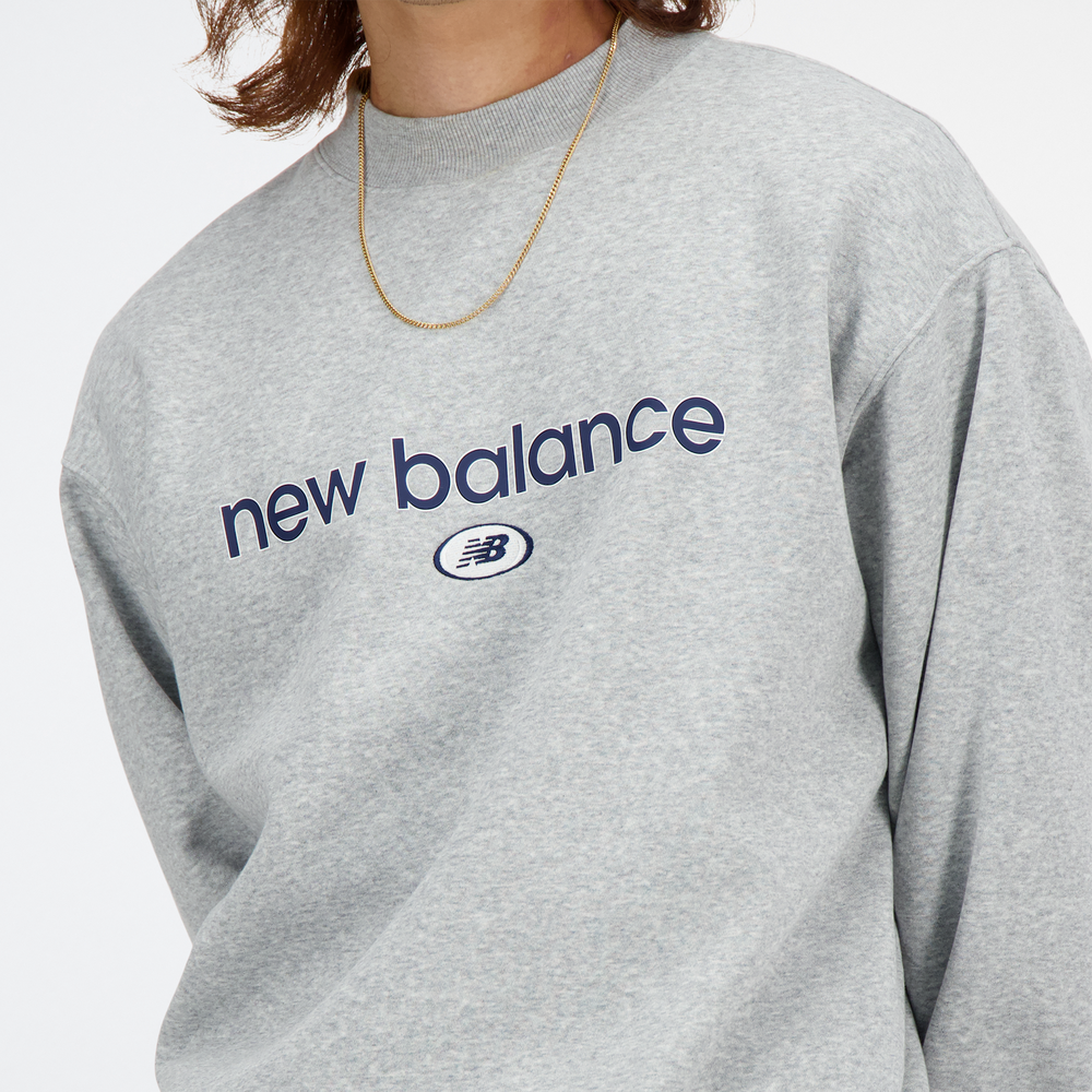 Bluza męska New Balance MT41597AGT – szara